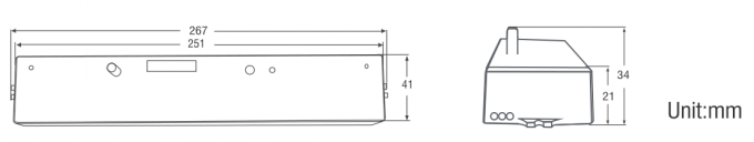 Der Stabantenne-LED Fernbedienung Fahrer-des Sensor-120~277VAC für Tripoorf-Licht