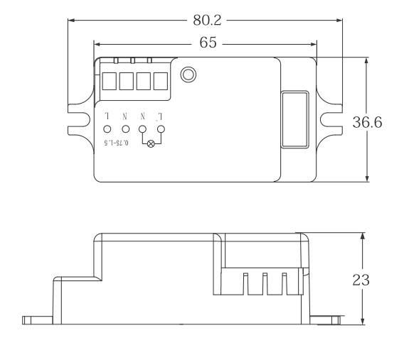 CER genehmigte auf Aus-Schalter-Sensor-Kompaktbauweise 120-277VAC für Deckenleuchte