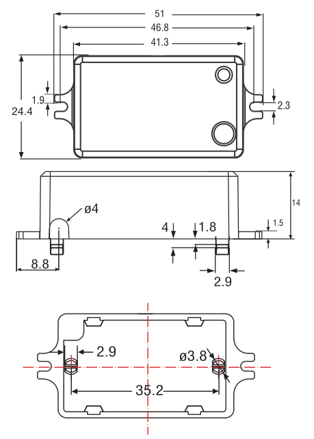 CER genehmigte auf Aus-Schalter-Sensor-Kompaktbauweise 120-277VAC für Deckenleuchte